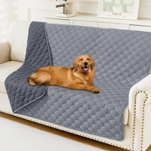 Vista 54 de Smiry Manta Impermeable para Cama de Perro 30x70, Manta Suave Reversible para Mascotas, Lavable a Prueba de Fugas Cubierta para Gatos y Perros