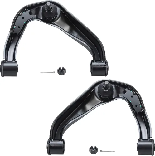 Vista 4 de Detroit Axle - Kit de suspensión de 12 piezas para Nissan Pathfinder Frontier Xterra, 4 brazos de control inferior y superior, 4 barras