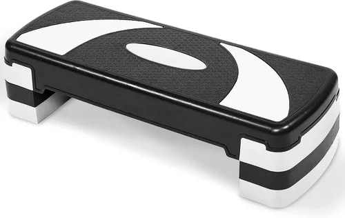 Vista 17 de BalanceFrom 31-inch Aerobic Step Platform Trainer with 3 Adjustable Risers Negro