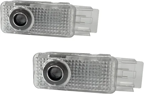 Kit de 2 piezas de luces LED para puerta de automóvil que no se decoloran, proyector de nuevo logotipo, lámpara de bienvenida, luces de charco,