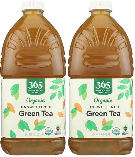 Vista 7 de 365 by Whole Foods Market, Té verde orgánico sin azúcar, 64 onzas líquidas