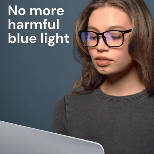 Vista 2 de Gaoye Blue Light Glasses for Computer & Gaming - Anti UV Ray Lenses, Scratch-Resistant & Comfort Fit