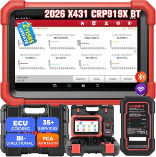 LAUNCH X431 CRP919XBT OBD2 escáner, herramienta de escaneo bidireccional inalámbrico 2026 con codificación ECU, más de 35 servicios, diagnóstico de