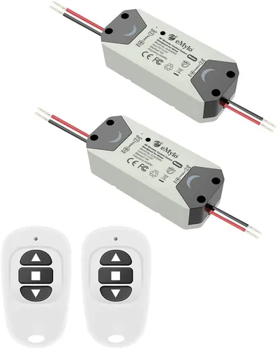 Vista 10 de eMylo Controlador de motor de interruptor RF inalámbrico Smart Switch Módulo de relé Interruptor de control remoto con receptor RF DC 12V 433Mhz