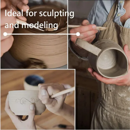 Vista 6 de Old Potters Arcilla de Gres Blanco de Fuego Medio Alto para Cerámica Cono 5-10 Ideal para Torneado, Modelado a Mano, Escultura Excelente