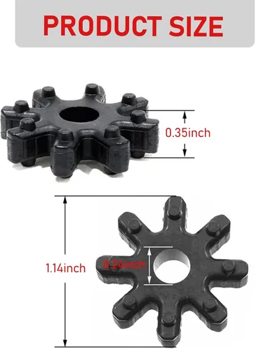Vista 2 de 2 accesorios para columna de dirección, 56315-2K000FFF Acoplamiento flexible de columna de dirección, buje de engranaje de dirección, compatible