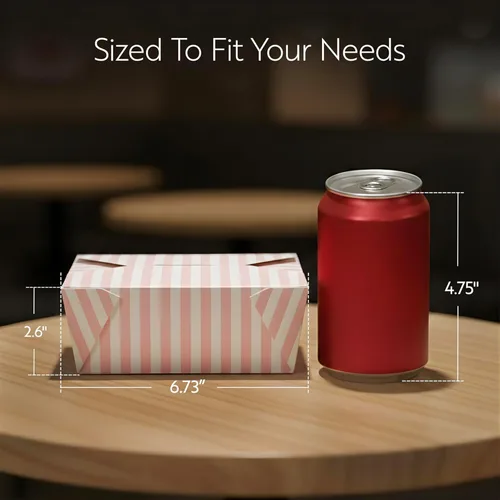 Vista 127 de Restaurantware Bio Tek - Cajas para llevar de 30 onzas, 200 loncheras para llevar, cierre de tabulación, resistentes al calor, desechables, de papel