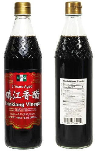 Vista 4 de NPG Vinagre Chinkiang 19.61 fl oz, vino de cocina chino 33.81 fl oz, salsa de soja oscura 16.9 fl oz