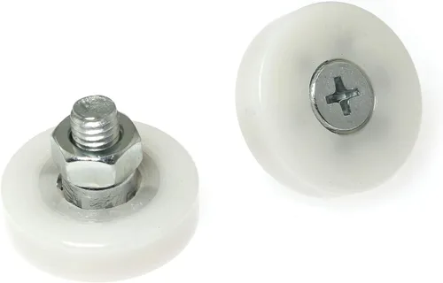 Vista 3 de RLECS Polea de cajón de nylon de 0.984 in de diámetro, polea pequeña, polea de cajón de puerta, muebles, polea de posicionamiento, rodillo, polea