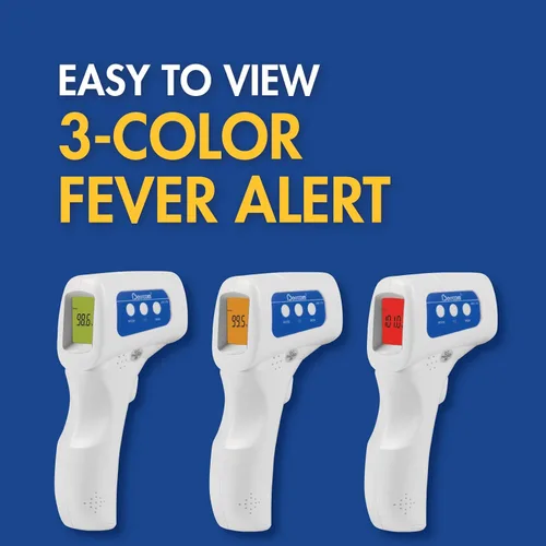 Vista 6 de Veridian - Termómetro sin contacto de mano Fahrenheit/Celsius, pantalla LCD 09-178