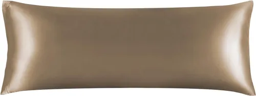 Vista 133 de BEDELITE Funda de almohada de satén para cabello y piel, súper suave y refrescante similar a las fundas de almohada de seda, paquete de 2 con cierre