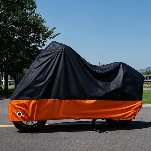 Vista 7 de XYZCTEM Funda impermeable para motocicleta al aire libre, protección para todo tipo de clima, accesorios de vehículo, resistente al sol, resistente