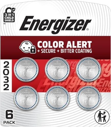 Energizer Baterías 2032 (paquete de 6), baterías de litio de 3 V