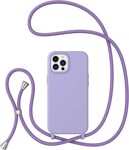 Vista 11 de ZTOFERA Funda para iPhone Air con correa, funda cruzada para teléfono con cordón ajustable para el cuello en los hombros, silicona suave a prueba