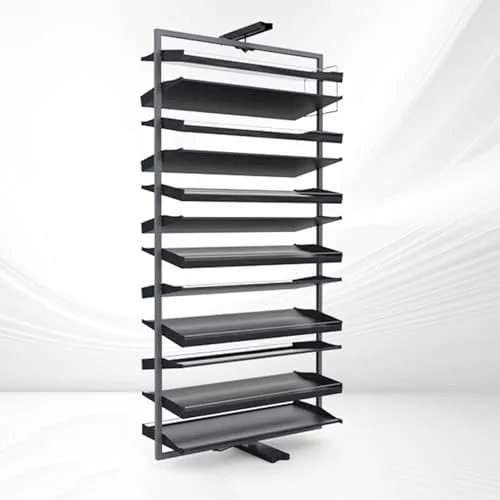 Vista 13 de 360° Rotating Shoe Organizer - Stylish Hidden Shoe Cabinet, Space-Saving Shoe Rack for Entryway, Living Room & Hallway - Modern Storage Solution