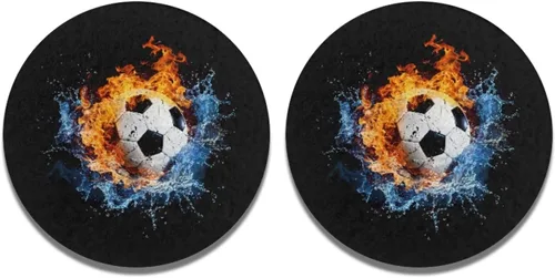 Vista 16 de AFPANQZ 250 Years Print Car Coasters for Cup Holders Absorbent Car Accessories 2.8" Car Cup Holder for Women 2 Pack