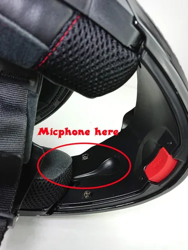 Vista 3 de 36099-023 Casco modular de motocicleta unisex para adultos, con protector solar (negro brillante, S)