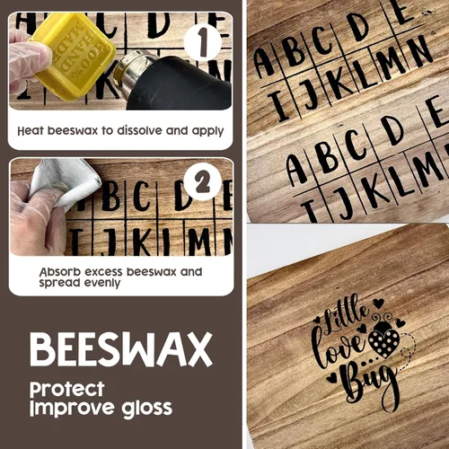 Vista 3 de 1DFAUL Kit de bolígrafo de pasta de quemado de madera, gel de combustión de madera de 4 onzas, kit de marcador de quemadura de madera de doble cara