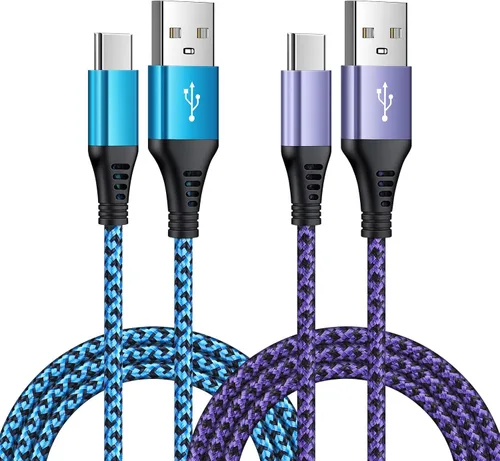 Paquete de 2 cables USB tipo C de carga rápida para Google Pixel 6, cable de carga tipo C para Google Pixel 8 Pro/8/7a/7 Pro/6a/5a/4a/5; Samsung