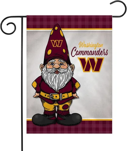 Vista 32 de Rico Industries NFL Gnomo - Bandera de jardín de doble cara de 13 x 18 pulgadas