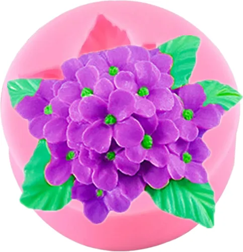 Vista 47 de Molde de Silicona para Fondant de Flores Rosas 3D Molde de Chocolate Dulces Pastel Decoración Molde Jabón Molde Vela Molde Resina Arcilla Horneado
