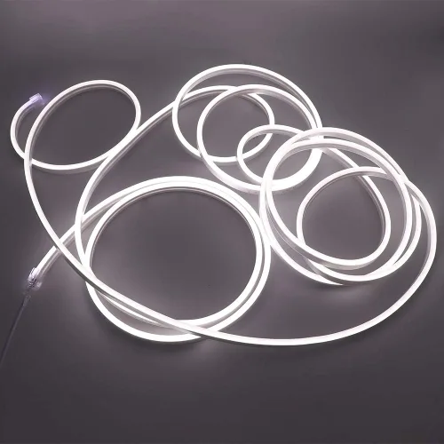 Vista 13 de Mini luces LED de neón, CC de 12 V, tira de luces flexibles impermeables de 16.4 pies, 2835 120 LEDs/M, para decoración de iluminación comercial