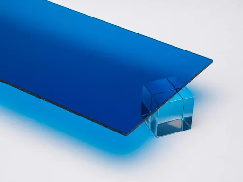 Acrylic Hoja de plástico transparente azul plexiglás 0.125" - 1/8" x 24" x 48" color #2424