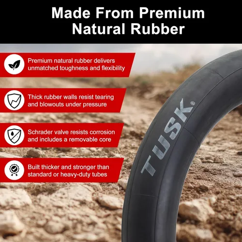Vista 4 de Tusk Tubos de goma natural para motocicleta