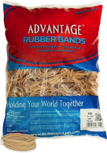 Vista 17 de Bandas de goma Alliance Rubber (Alliance Rubber), Beige