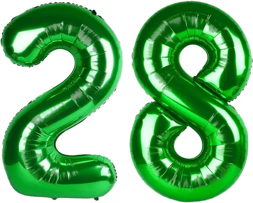 Vista 228 de Globos con números con estampado de vaca, globos de 40 pulgadas del número 0-9 (cero-nueve), globo de vaca para suministros de fiesta de cumpleaños
