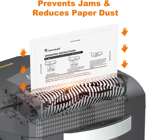 Vista 6 de Bonsaii Hojas lubricantes para trituradoras de papel, paquete de 12 (8.4 x 5.9 pulgadas/pieza)