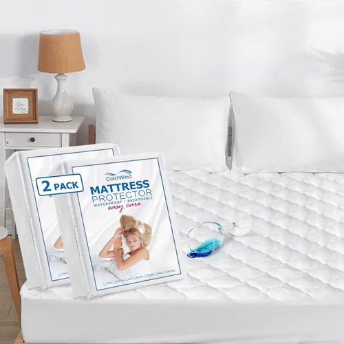 Vista 11 de Protector de colchón impermeable tamaño individual, funda de colchón acolchada de tamaño individual para niños, protector de colchón de bolsillo