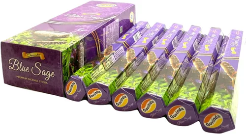Vista 4 de Govinda Incienso – 120 varillas de incienso, incienso premium, revestimiento de masala (incienso)
