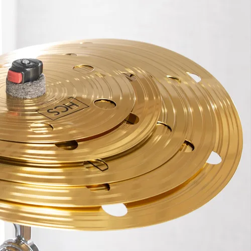 Vista 9 de Meinl Cymbals Paquete de platillos Smack Stack de 5 piezas con agujeros 20,3 cm, 25,4 cm, 30,5 cm, 35,6 cm, 40,6 cm — Acabado tradicional HCS
