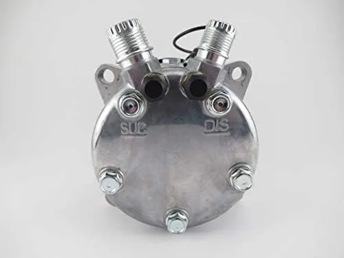 Vista 4 de Compresor de A/C SD510 para DEUTZ/Hesston/Massey Ferguson/Steiger/Versátil/Kenworth/Internacional/Peterbilt/Mack QR