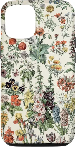 Vista 28 de Cute Flowers Vintage Botanical Flower Illustration Case for iPhone 17
