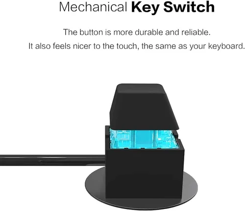Vista 4 de DKE Interruptor de Alimentación de Computadora de Escritorio Cable Adaptador de Control de Fuente de Alimentación 2M (6.6 ft) Botón de Encendido