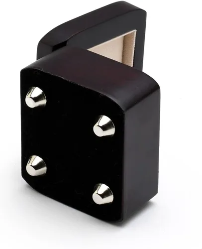 Vista 5 de Hi Gloss Modern - Caja de música pequeña de 18 notas con bordes cortados, muchas canciones para elegir, 12 días de Navidad