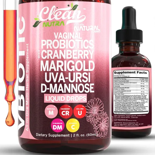 Vista 10 de VBiotic Gotas Líquidas Probióticas Vaginales para Mujeres Probióticos para Mujeres Suplemento de Salud Vaginal de Uva Ursi, Cola de Caballo