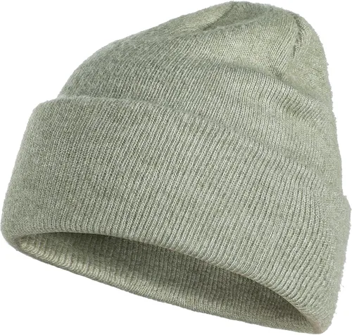 Achiou Gorro de punto para mujer, gorro de esquí suave y cálido para invierno para hombres y mujeres, gorro de calavera liso unisex