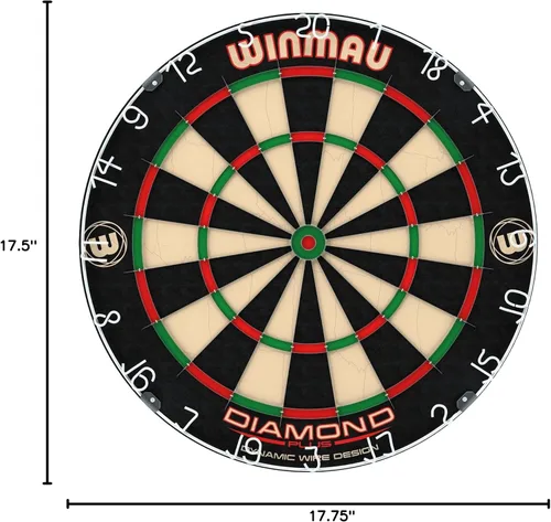 Vista 7 de Winmau Diamond Plus Dartboard