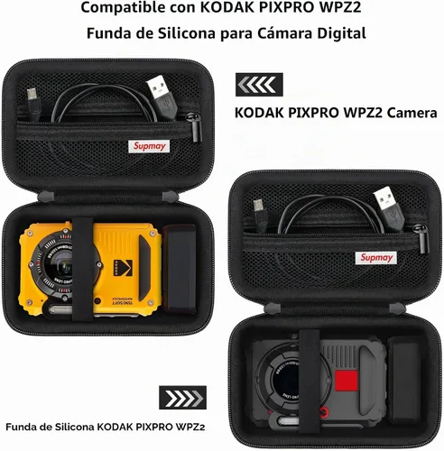 Vista 3 de Funda de transporte para cámara digital KODAK PIXPRO WPZ2, color Negro