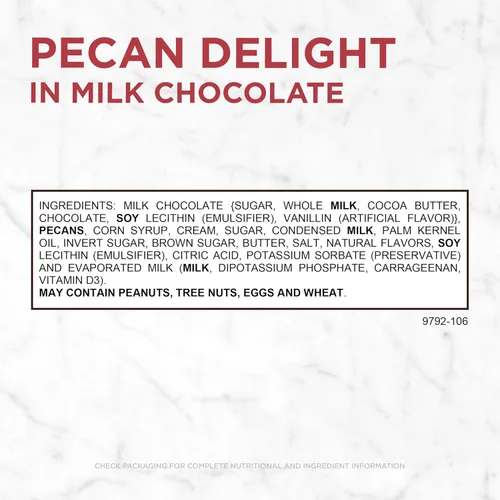 Vista 3 de Russell Stover Bolsa de regalo de caramelos de chocolate con leche y delicia de nuez pecán, 5.4 oz.