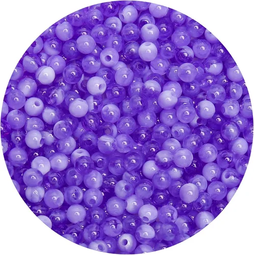 Vista 61 de 1000 cuentas redondas acrílicas lisas de 0.236 pulgadas, bolas acrílicas redondas, cuentas de chicle, cuentas gruesas, cuentas de resina de plástico