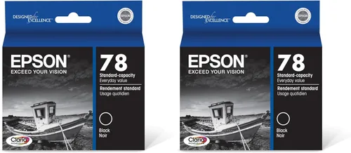 Vista 8 de Epson Tinta de impresora negra de alta definición 78 genuina T078120