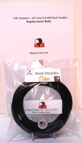 Vista 2 de Correa de transmisión de repuesto para vaso de roca AR 1,2,6,12 B #401 de Thumler (B1000-342)