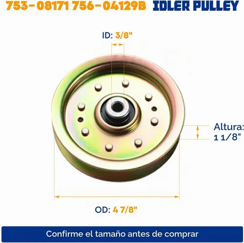 Vista 7 de AEagle Kit de reconstrucción de plataforma de cortacésped de 46 pulgadas, correa tensora de husillo 918-04636 918-04636A 918-04865 918-04865A