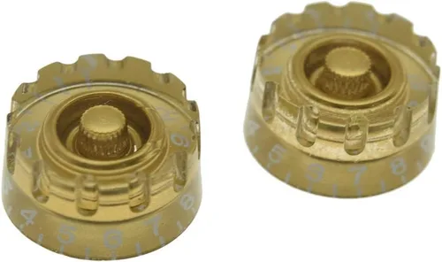 Vista 11 de Dopro 2 perillas de marcación rápida moleteadas para guitarra LP de Estados Unidos (Imperial), 24 ranuras finas, pomos de control para ollas Les