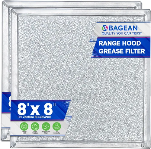 Vista 7 de Filtro de ventilación de estufa Bagean 8x8 pulgadas BCC024600 Compatible con filtro de campana de gama Ventline Reemplazo para extractor de cocina