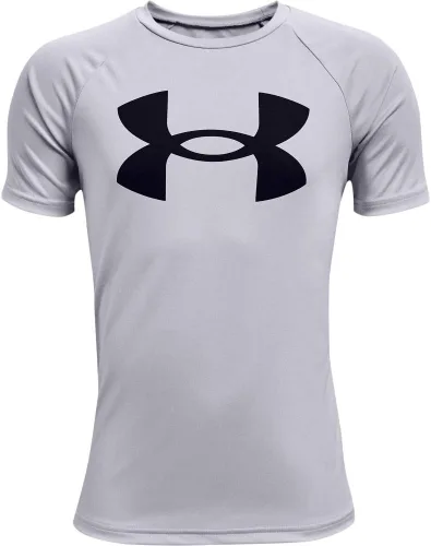 Under Armour Camiseta de manga corta Tech Hybrid con estampado para niños